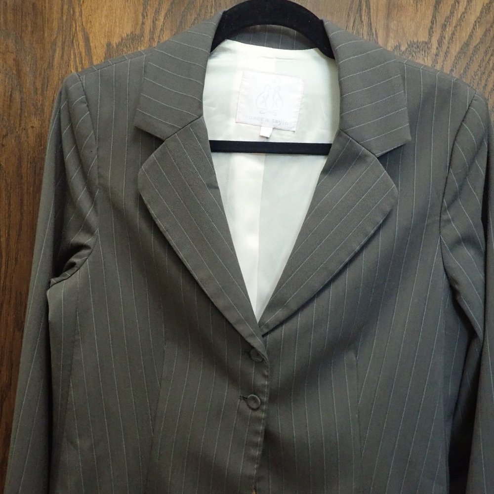 VGUC Rebecca Taylor Pinstripe Blazer US M $40